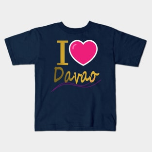 I Love Davao Kids T-Shirt